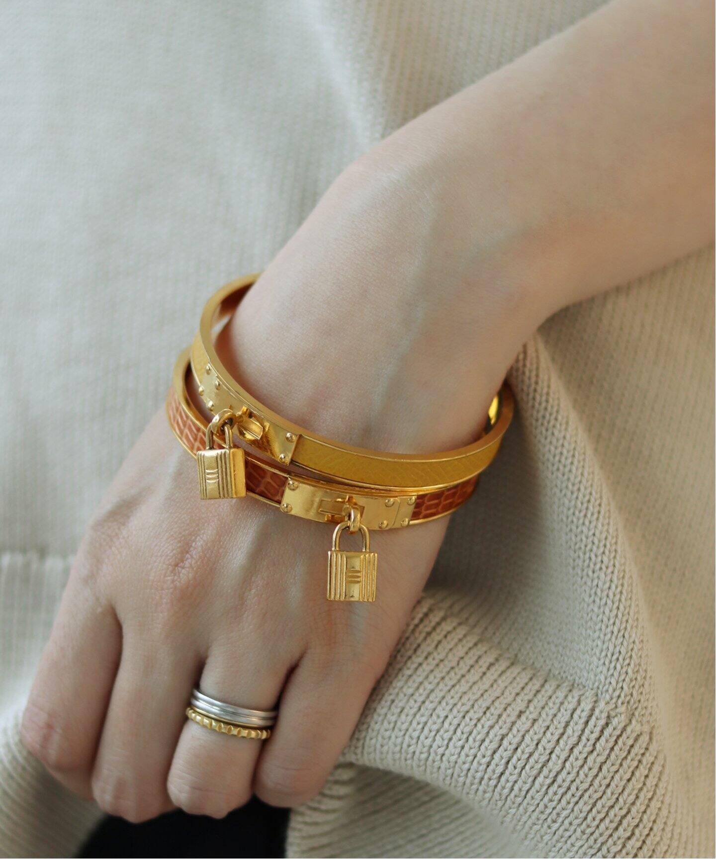 VINTAGE HERMES/エルメス】 Kelly Cadena bangle（ブレスレット 