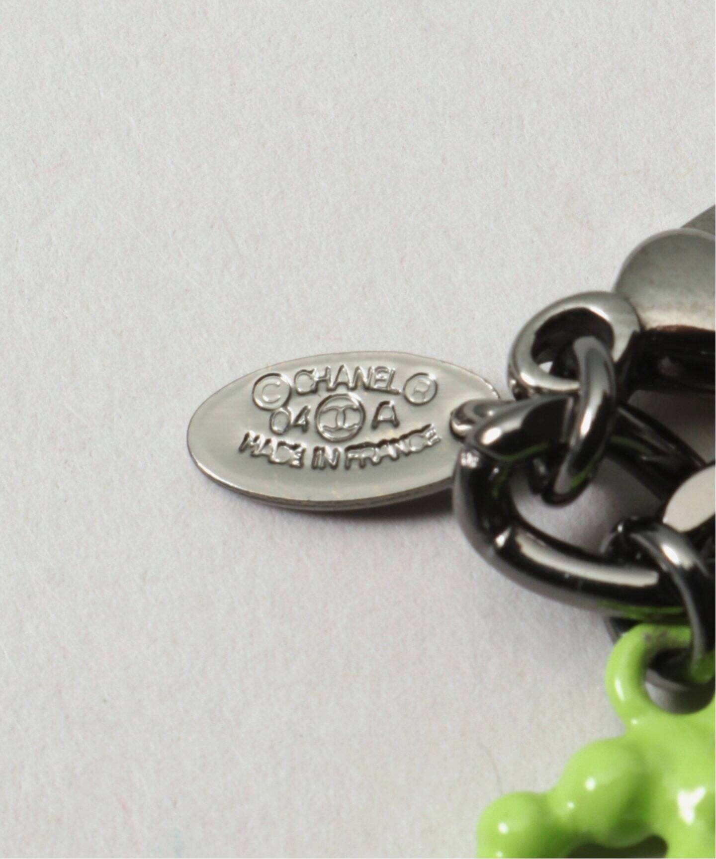 CHANELビンテージブレスレット CHANEL シャネル ヴィンテージ ロゴプレート ブレスレット 金属