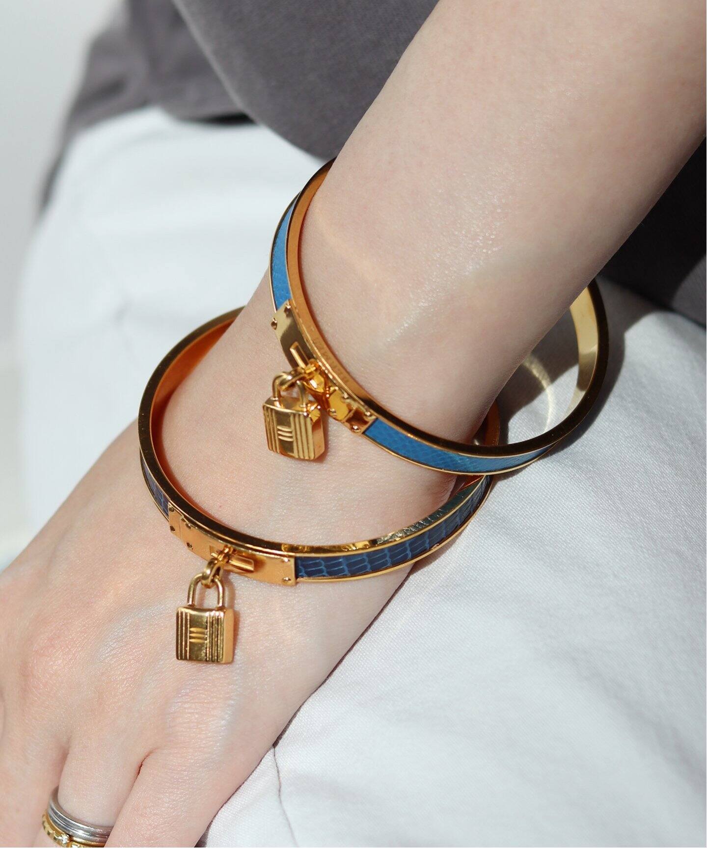 VINTAGE HERMES/エルメス】 ケリーバングル（ブレスレット・バングル