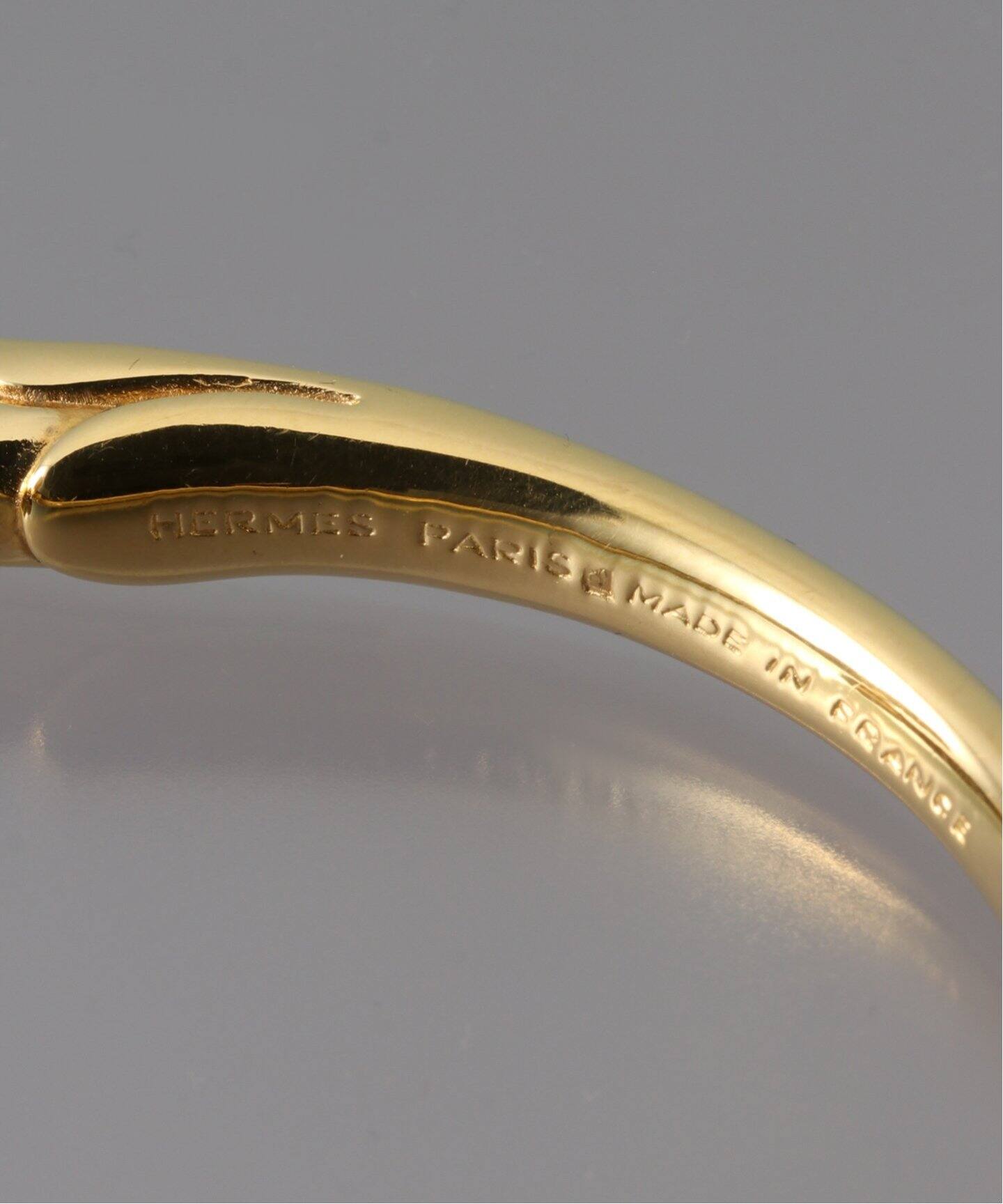 Hermes Vintage / エルメス 】Cheval Double Head Bangle 