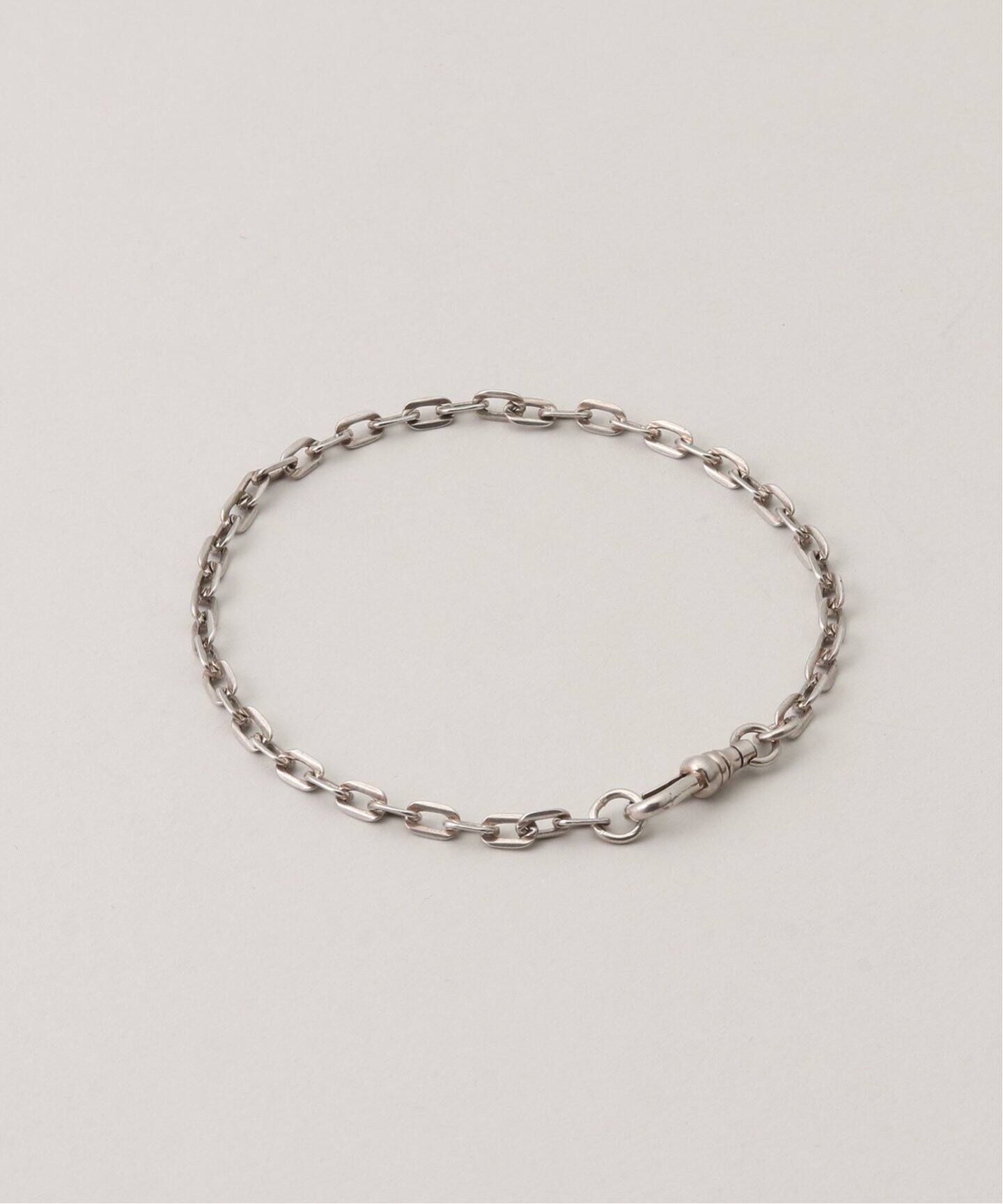 UK Vintage Jewelry】 Silver Albert Chain Bracelet No.122