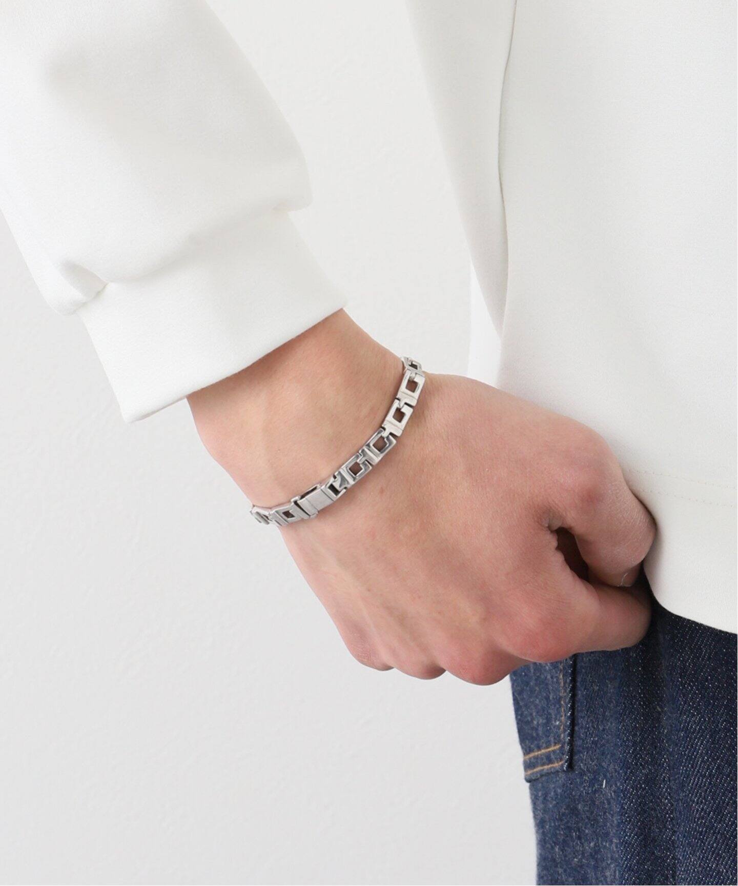 GUCCI VINTAGE / グッチ 】G Shaped Narrow Bracelet（ブレスレット 