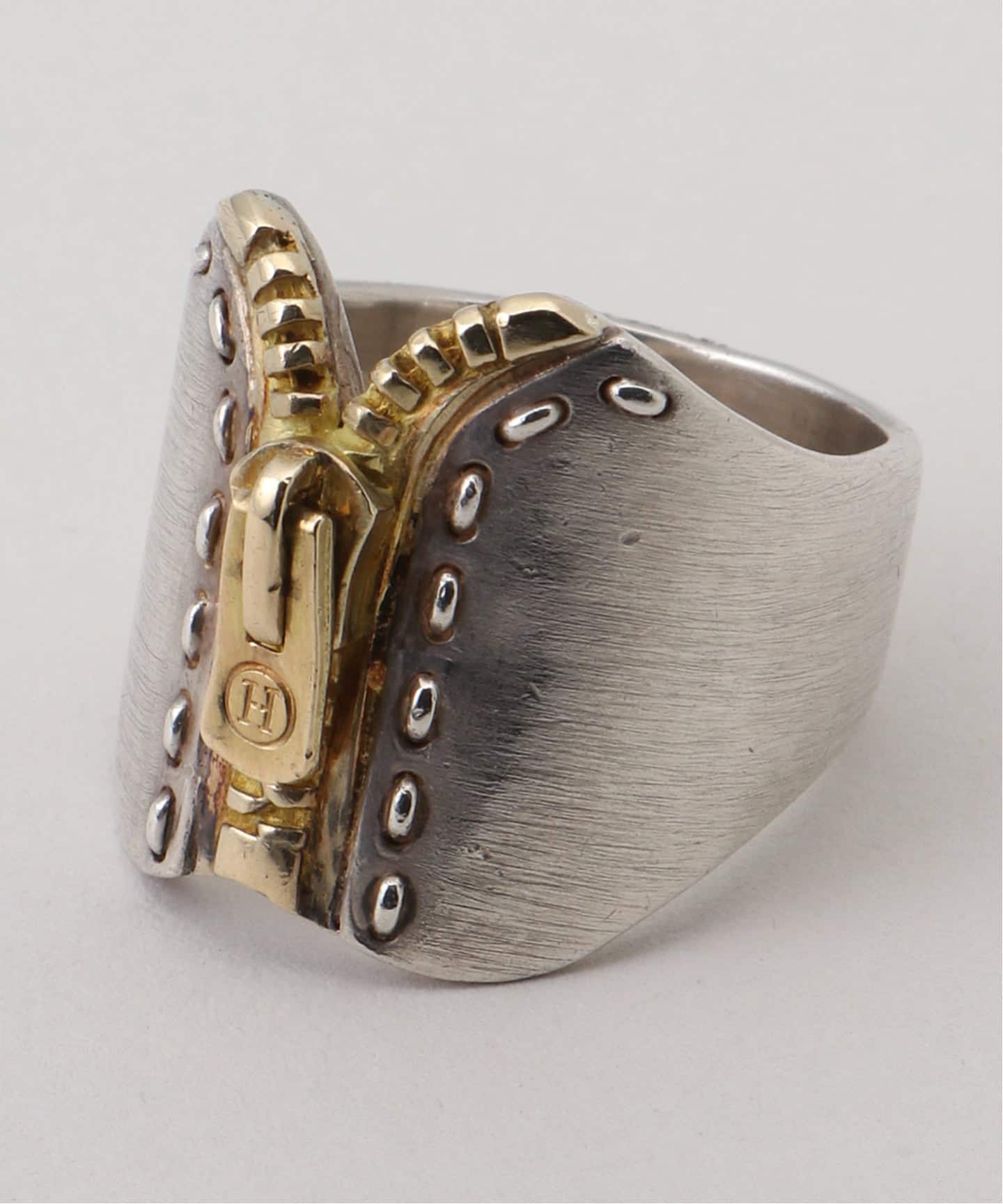 VINTAGE HERMES/エルメス】Zip ring（ブレスレット・バングル