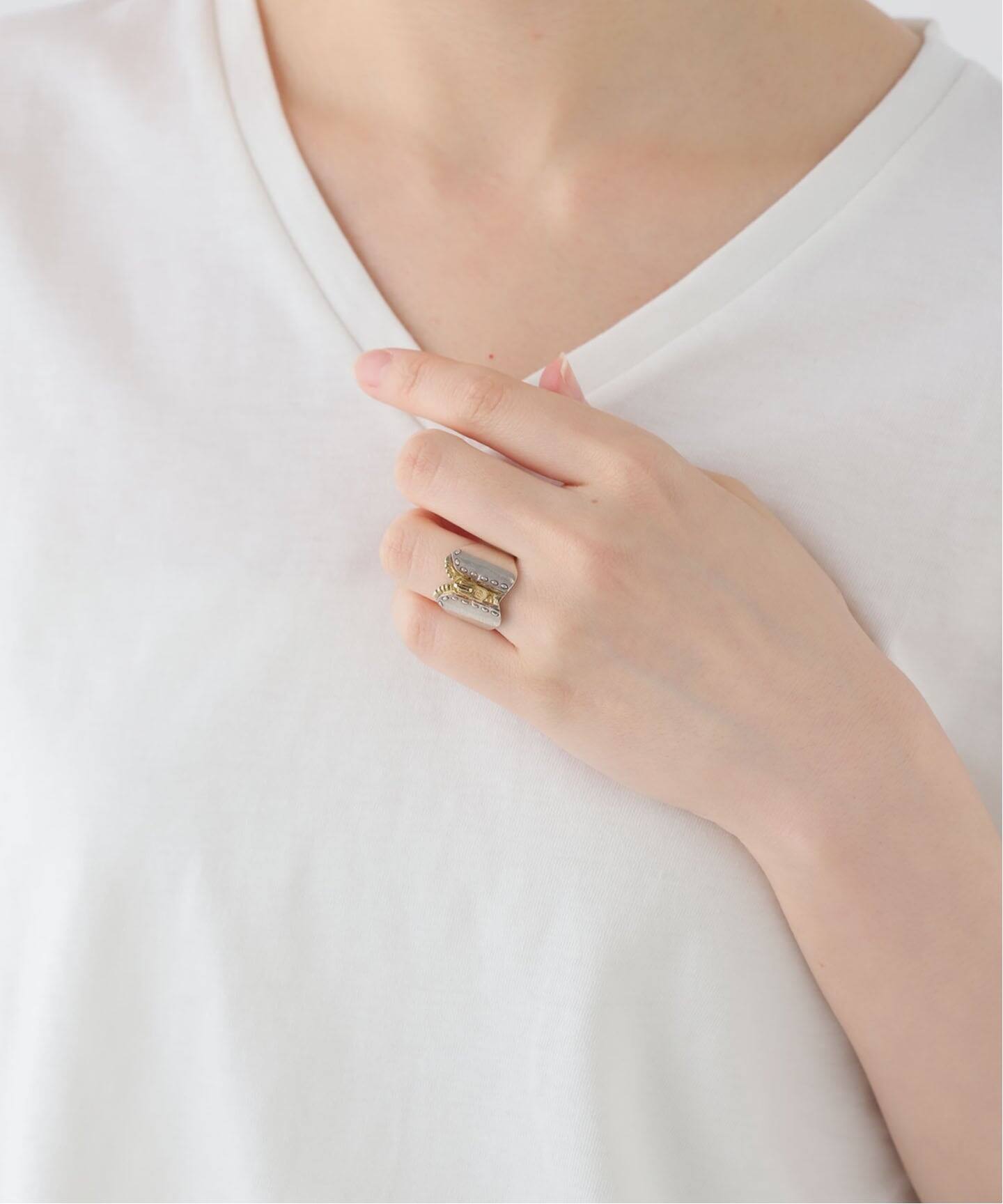 VINTAGE HERMES/エルメス】Zip ring（ブレスレット・バングル