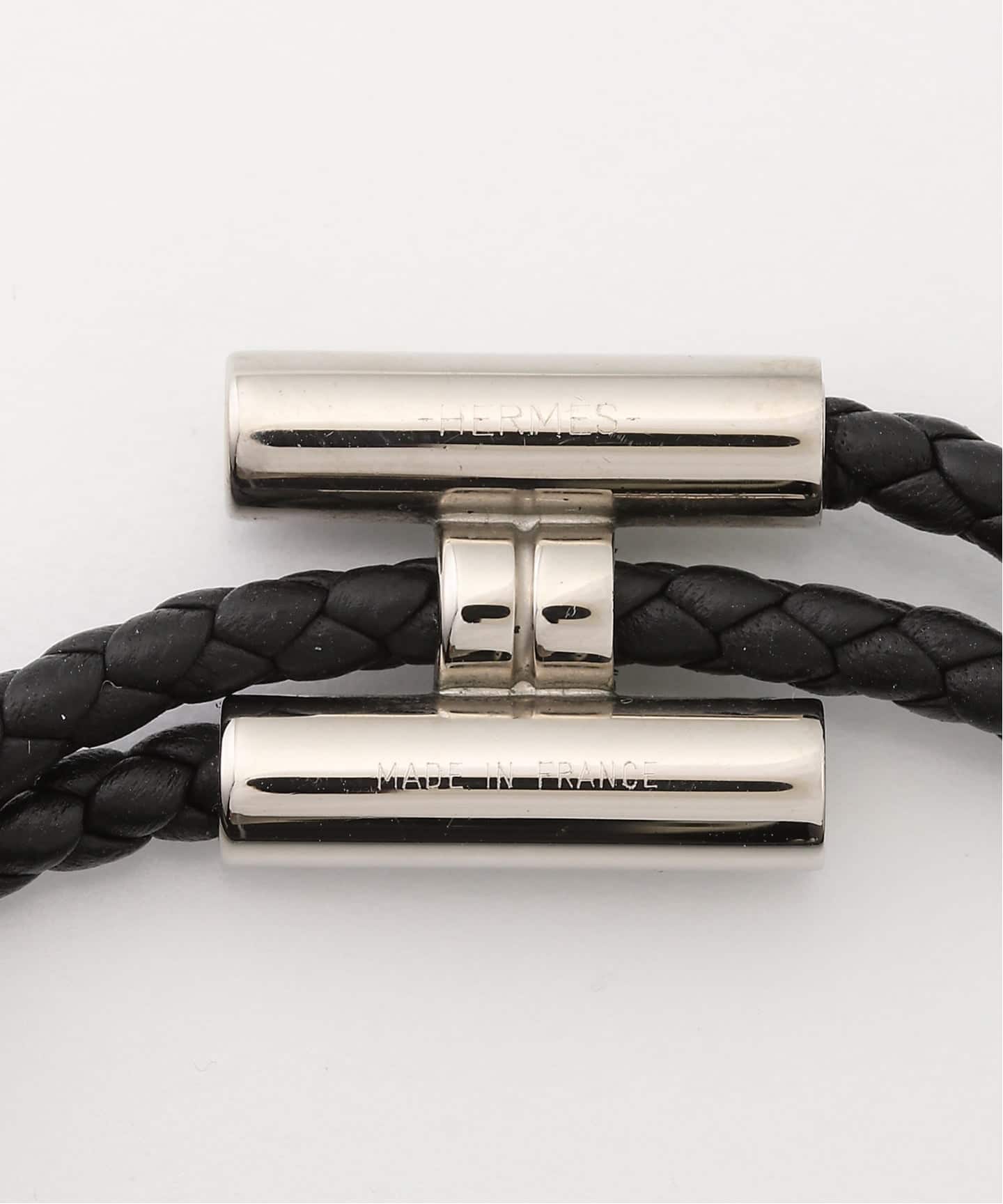 B5261 HERMES エルメス　トゥルニス　バングル　ブレスレット VINTAGE HERMES/エルメス】Tournis bracelet（ブレスレット・バングル