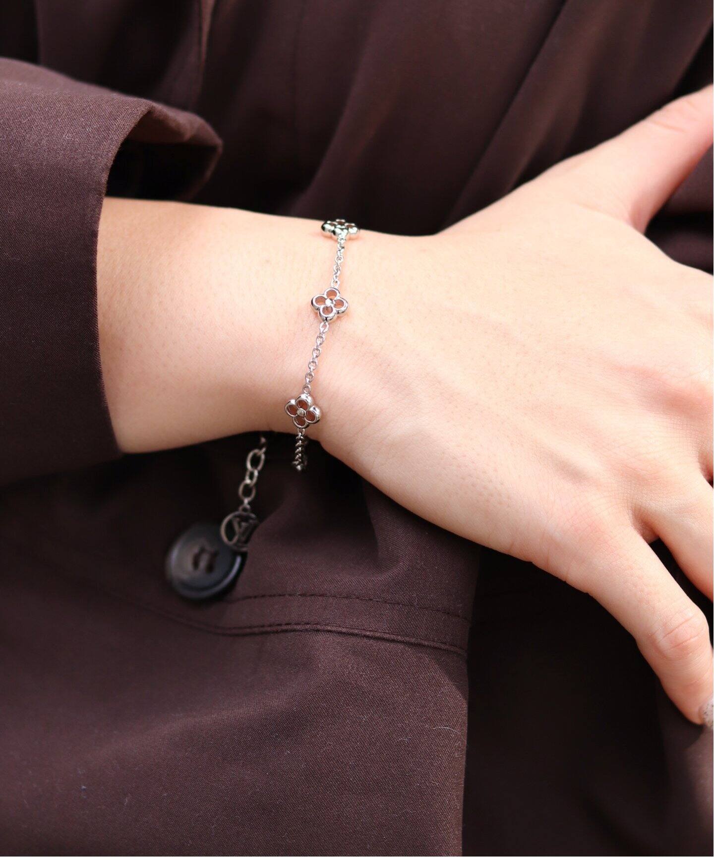 VINTAGE LOUIS VUITTON/ルイ・ヴィトン】Flower Full Bracelet 