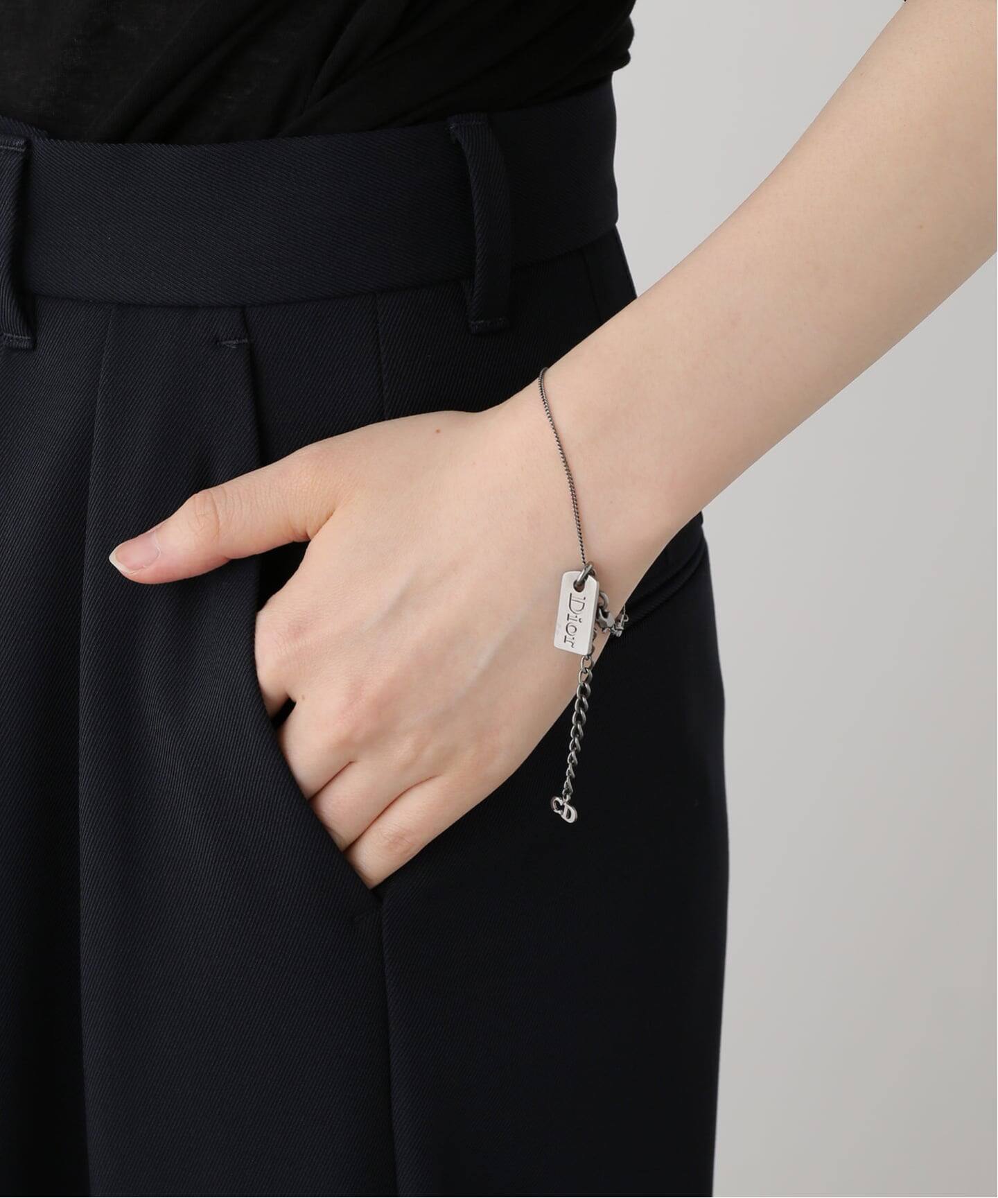 VINTAGE DIOR/ディオール】 Logo plate bracelet（ブレスレット