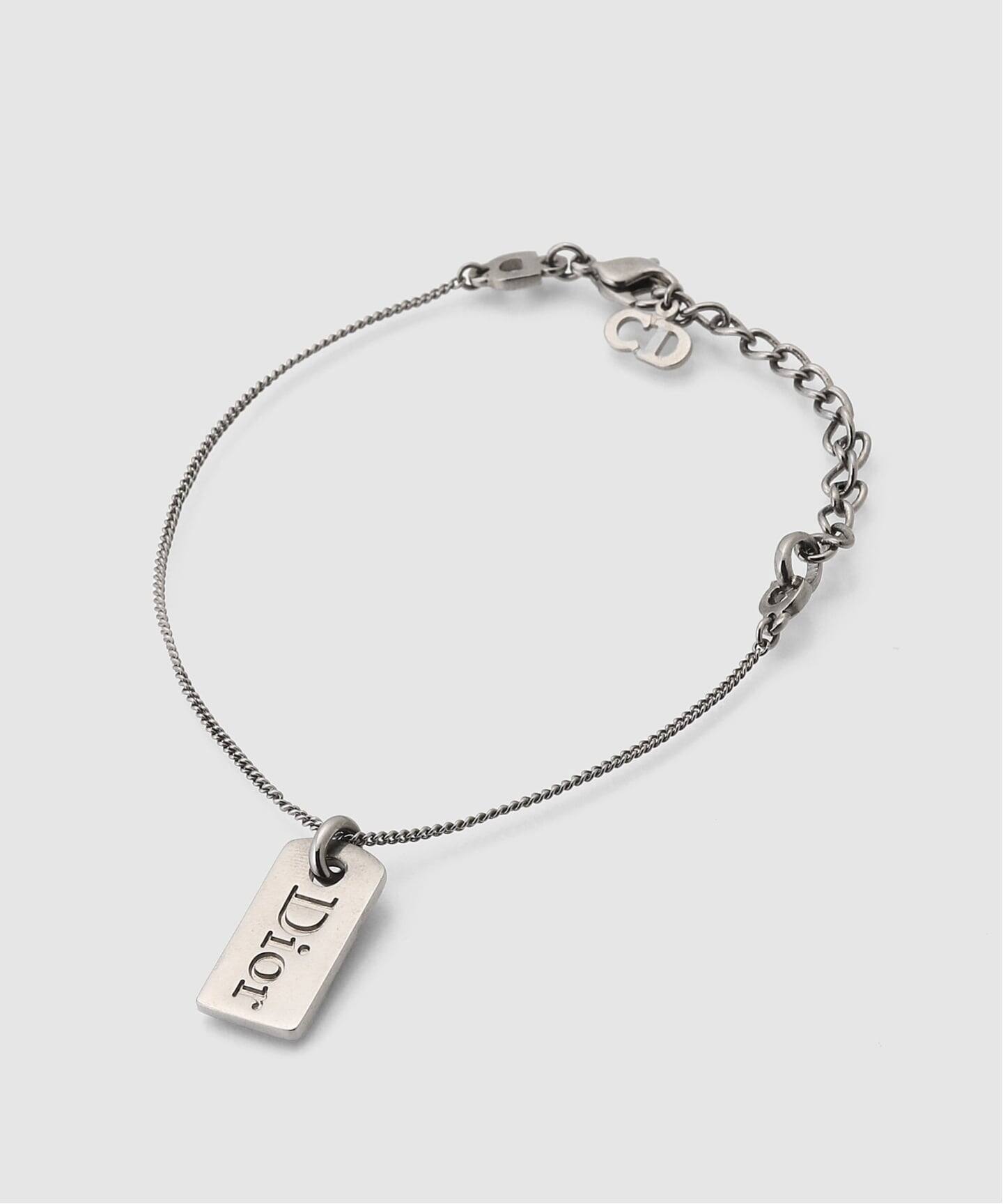 VINTAGE DIOR/ディオール】 Logo plate bracelet（ブレスレット 