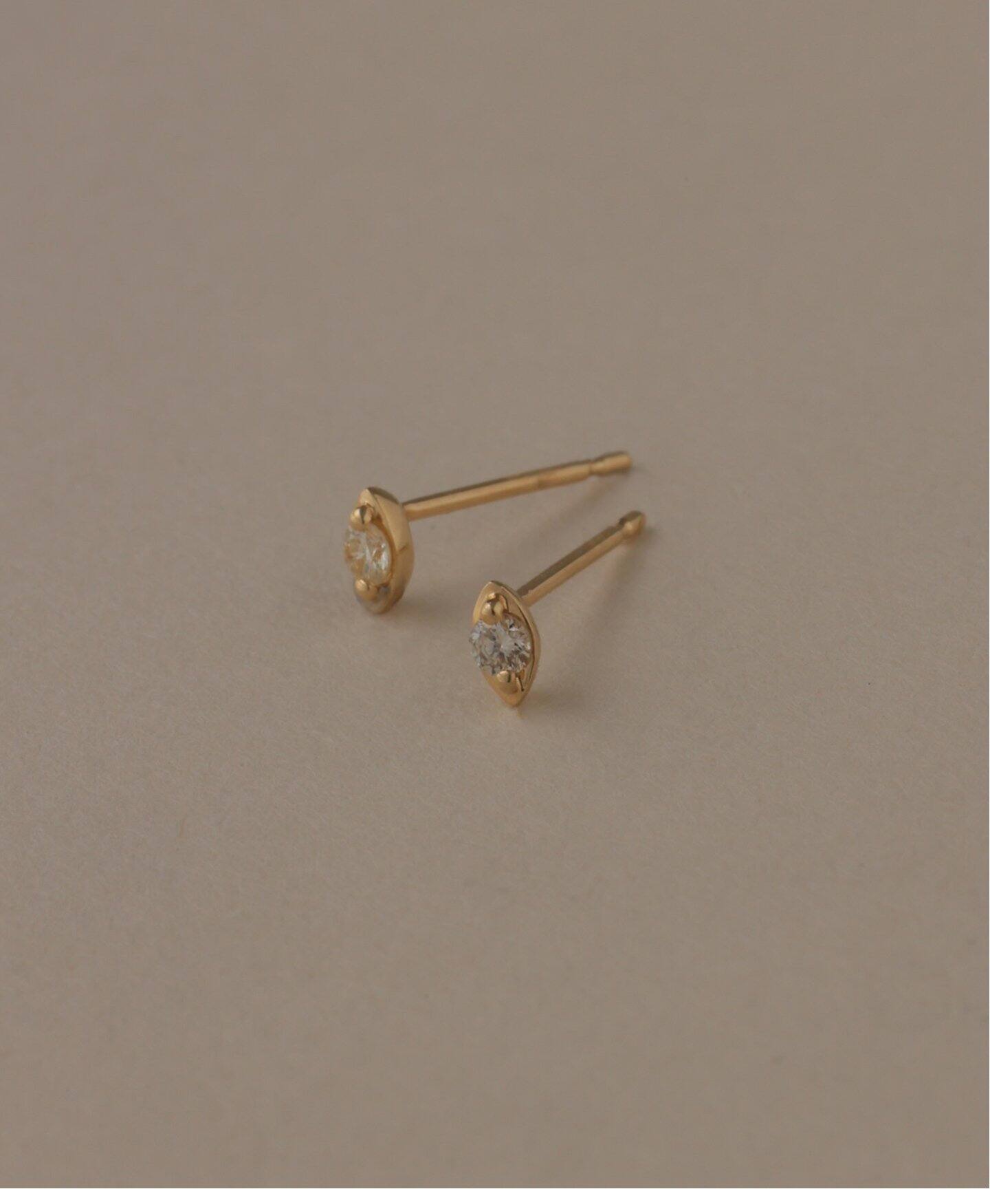 プチマーキスダイヤピアス K18（両耳）（ピアス（両耳用 