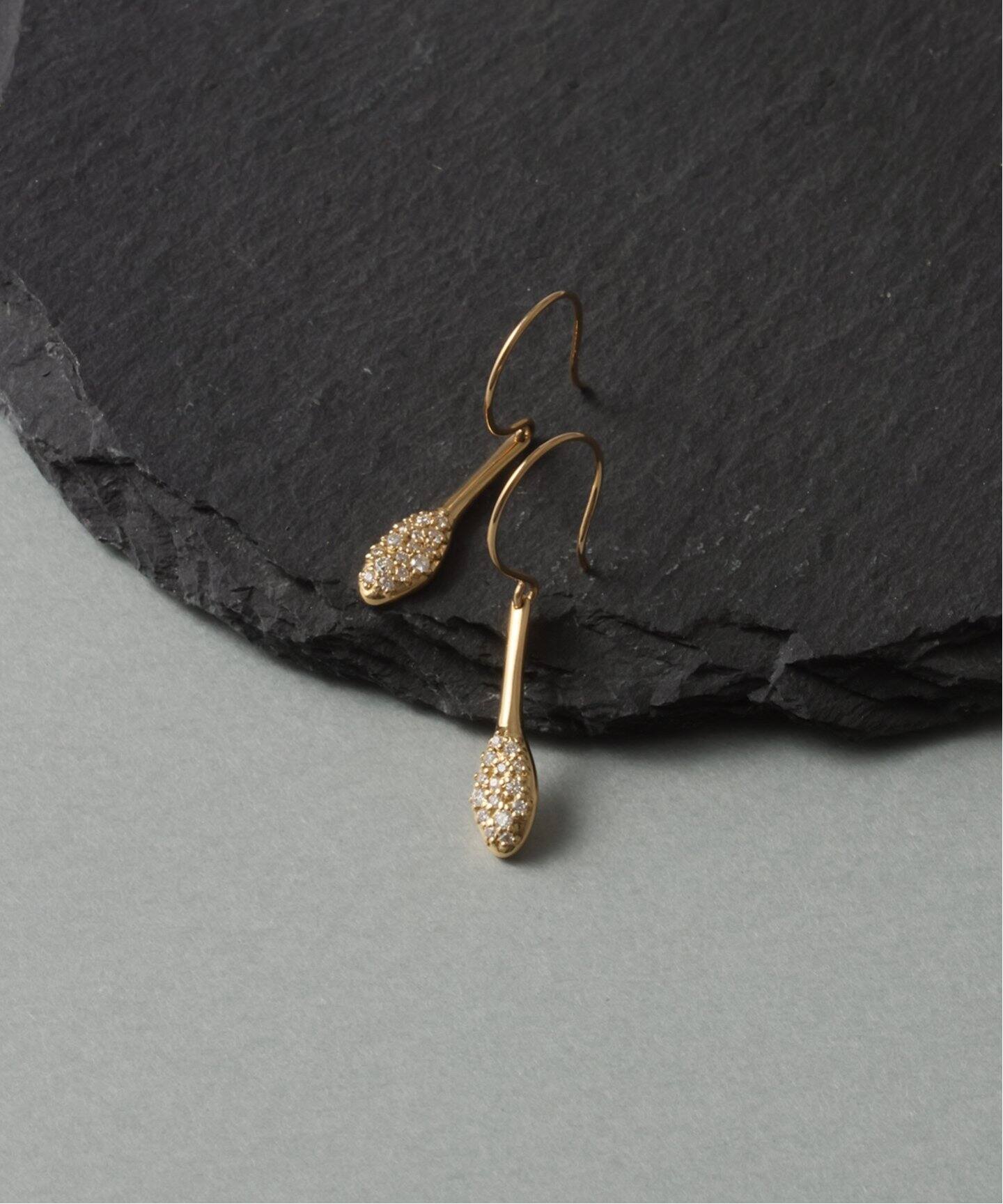 リファインドダイヤパヴェピアス K18（両耳）（ピアス（両耳用 