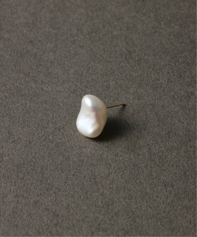 バロックパールピアス K10（片耳）（ピアス（片耳用））｜Lilas（リラ 