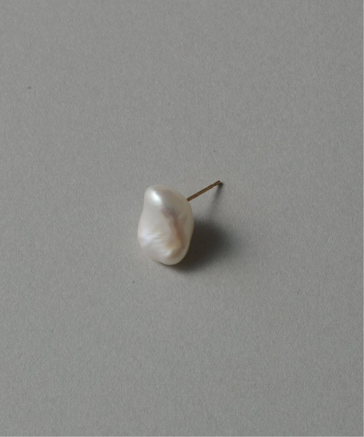 バロックパールピアス K10（片耳）（ピアス（片耳用））｜Lilas（リラ 