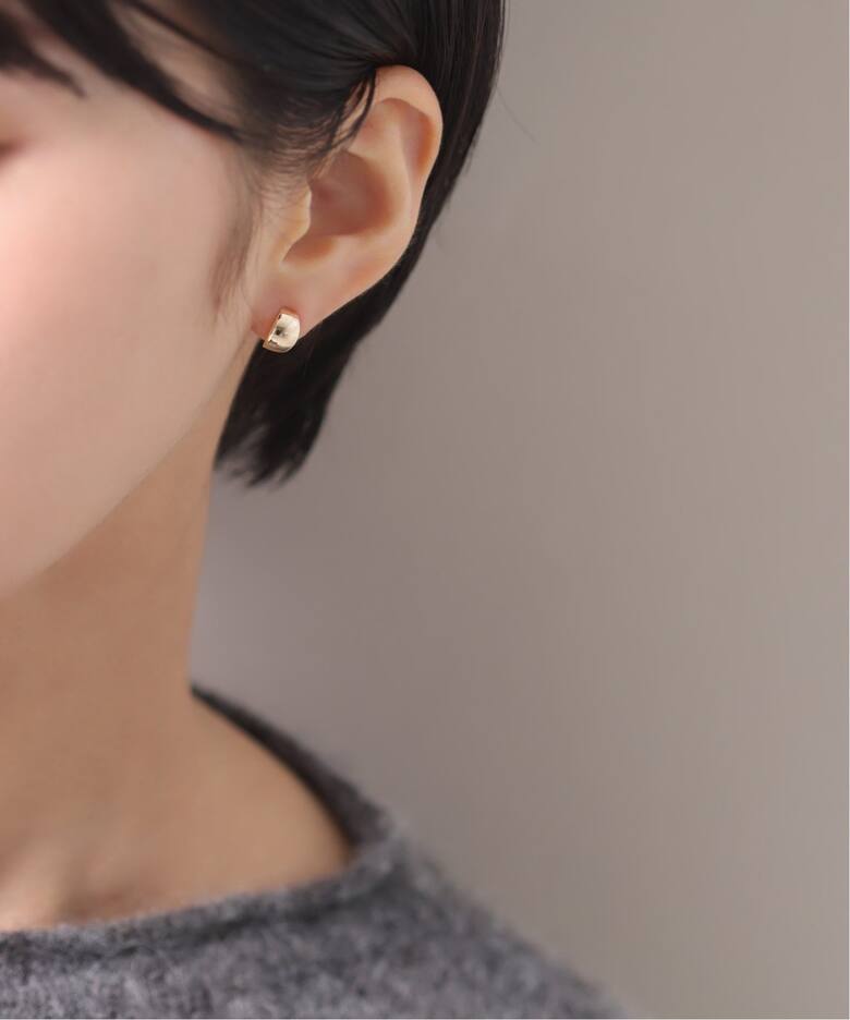 スモールムーンピアス K10（両耳）（ピアス（両耳用））｜Lilas（リラ 