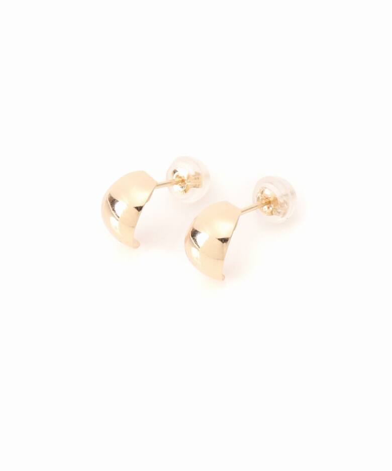 スモールムーンピアス K10（両耳）（ピアス（両耳用））｜Lilas（リラ 