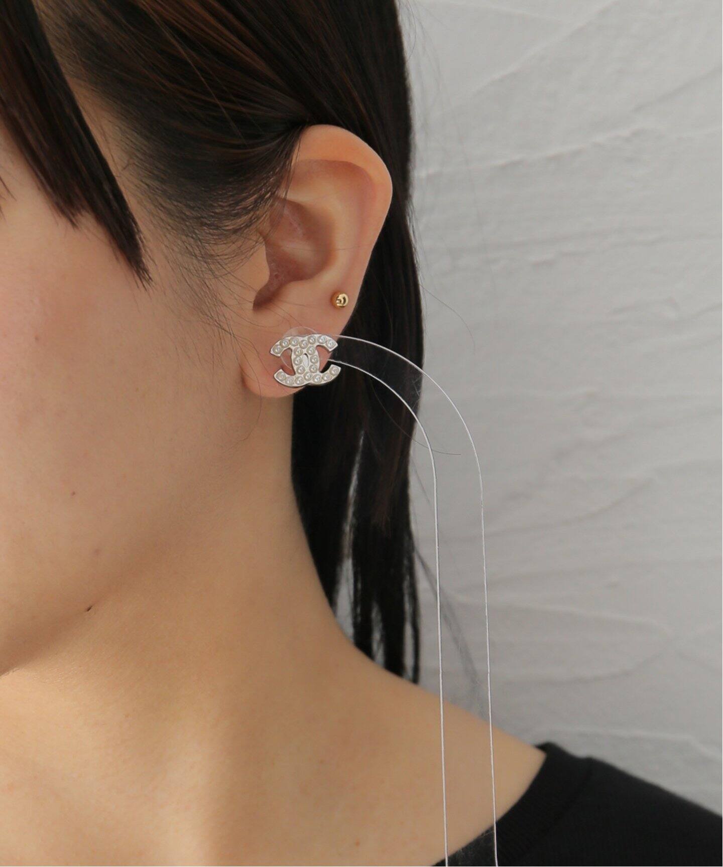 VINTAGE CHANEL/シャネル】ピアス (両耳)（ピアス（両耳用 
