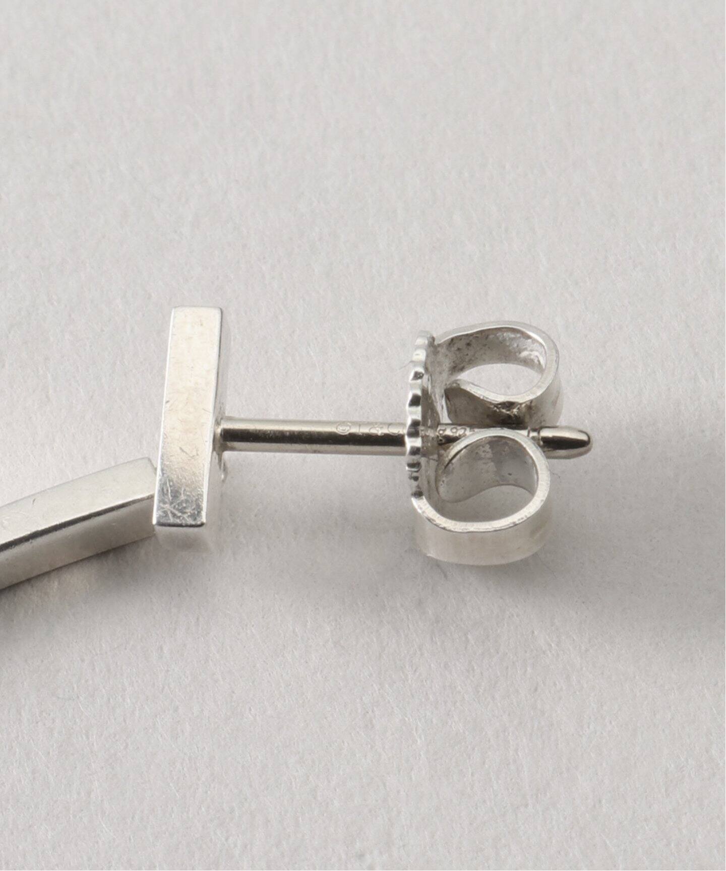 VINTAGE TIFFANY&Co./ティファニー】シルバーピアス T wire bar(両耳 