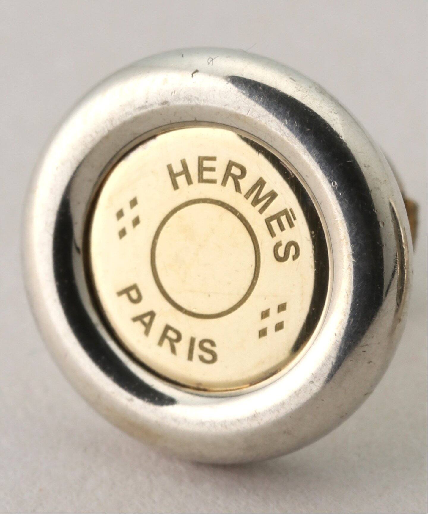 VINTAGE HERMES/エルメス】 Sellier Pierce(両耳)（ピアス（両耳