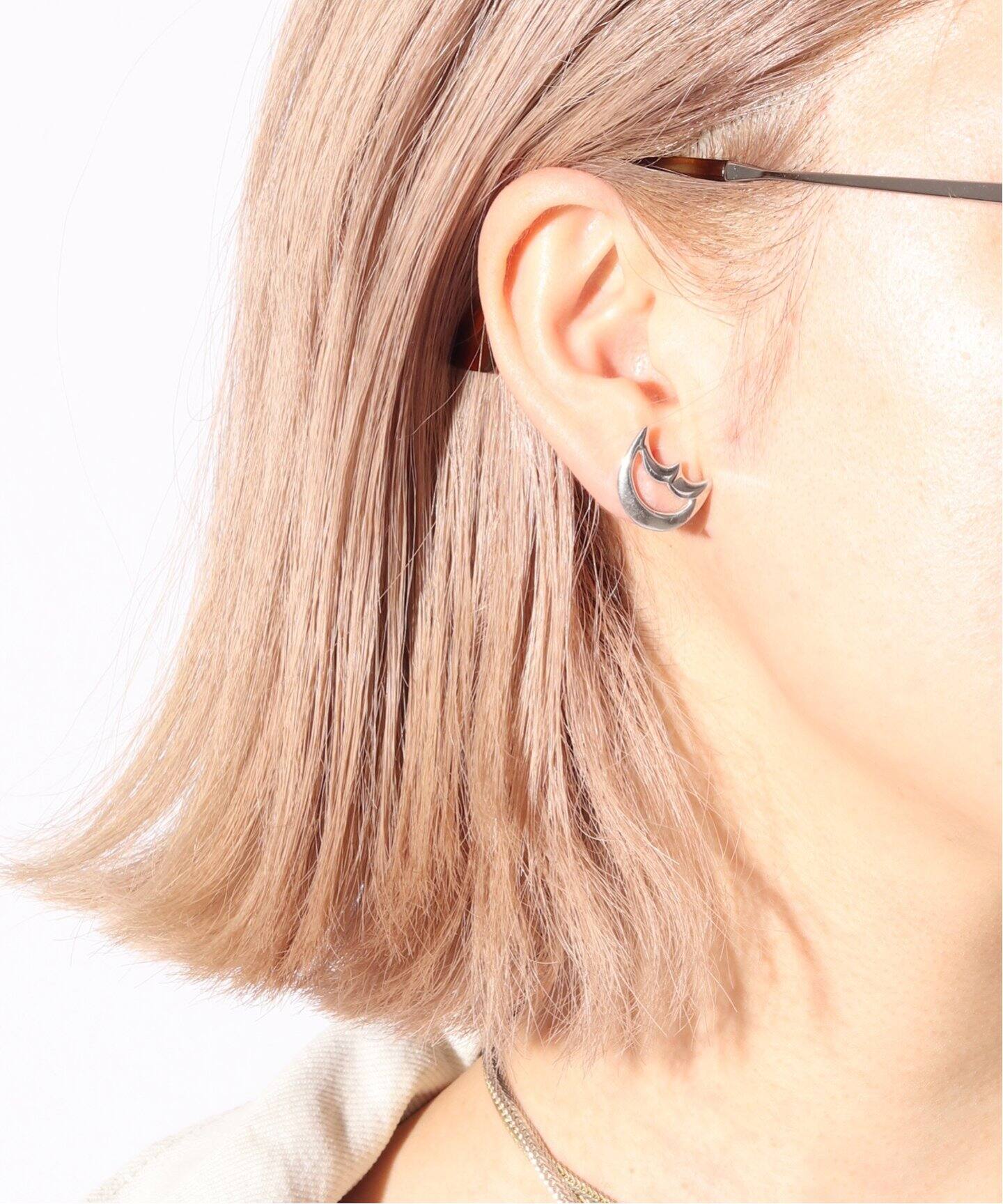 VINTAGE TIFFANY&Co./ティファニー】Moon pierce(両耳)（ピアス（両耳  