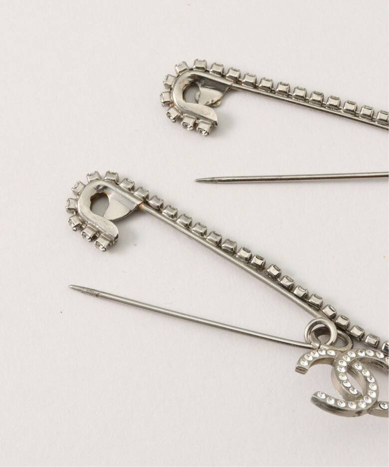 シャネル CHANEL ビンテージブローチ ほぼ未使用 刻印あり アクセサリー