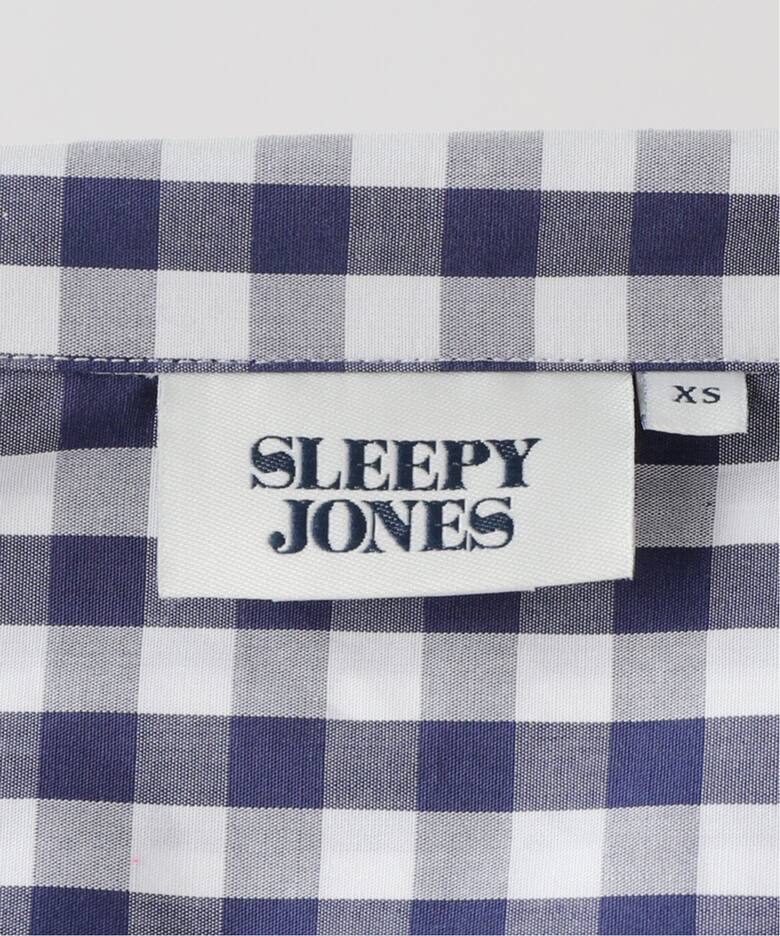 【SLEEPY JONES/スリーピージョーンズ】Large Gingham Navy（ルームウェア）｜EMILY WEEK（エミリーウィーク