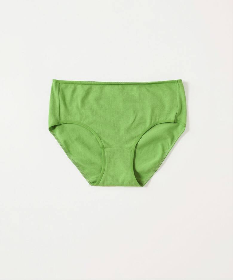 RESET】オーガニックコットン混 ショーツ（リーフグリーン）（ショーツ  