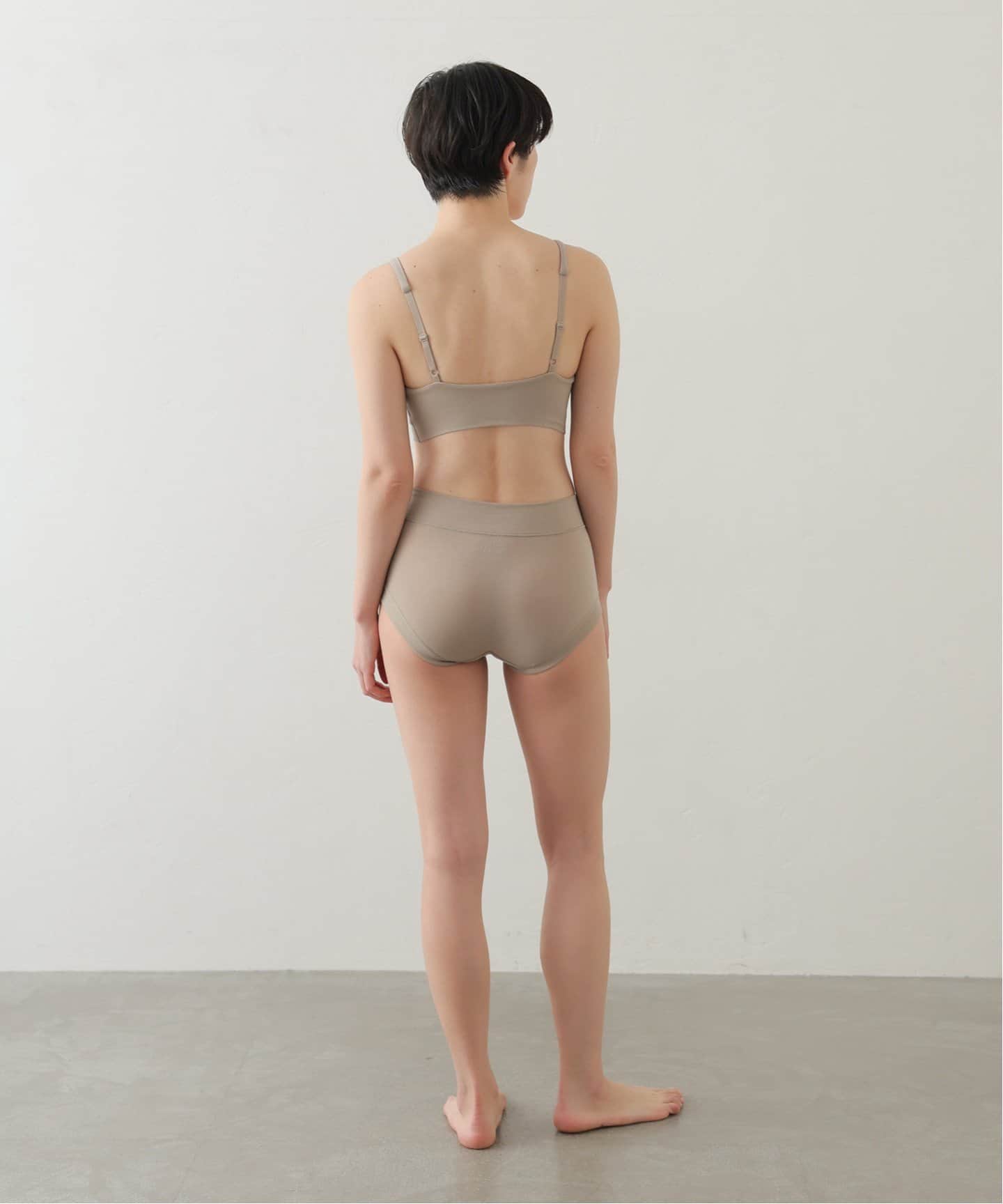 Emily week ベロア　ブラとショーツのセット　ネイビー　新品未開封 エミリーウィーク EMILY WEEK 【ACTIVE】Bamboo ストレッチブラ