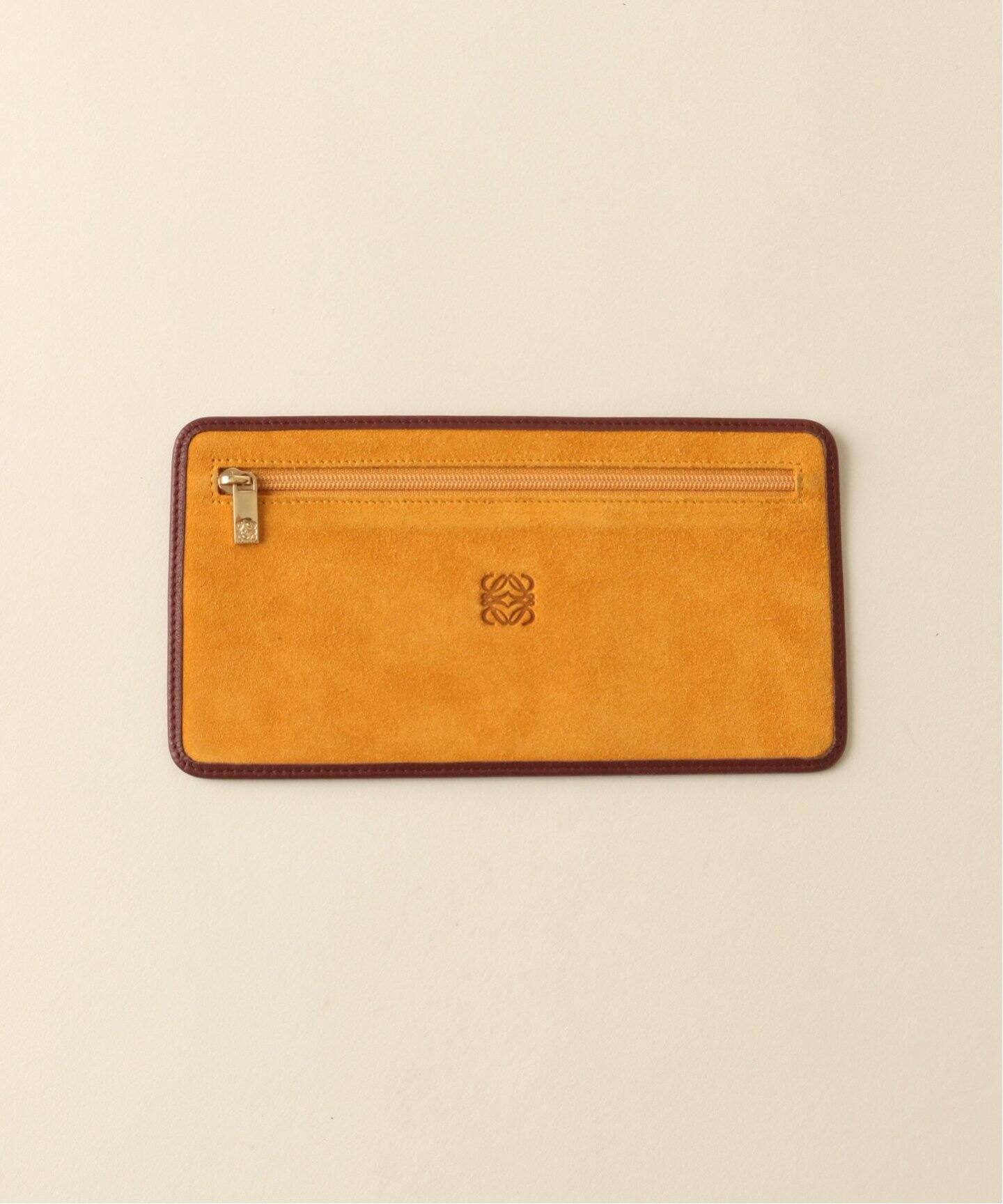 LOEWE　ロエベ　レザー　ポーチ　イエロー LOEWE / ロエベ】Yellow leather pouch（ポーチ）｜HIROB