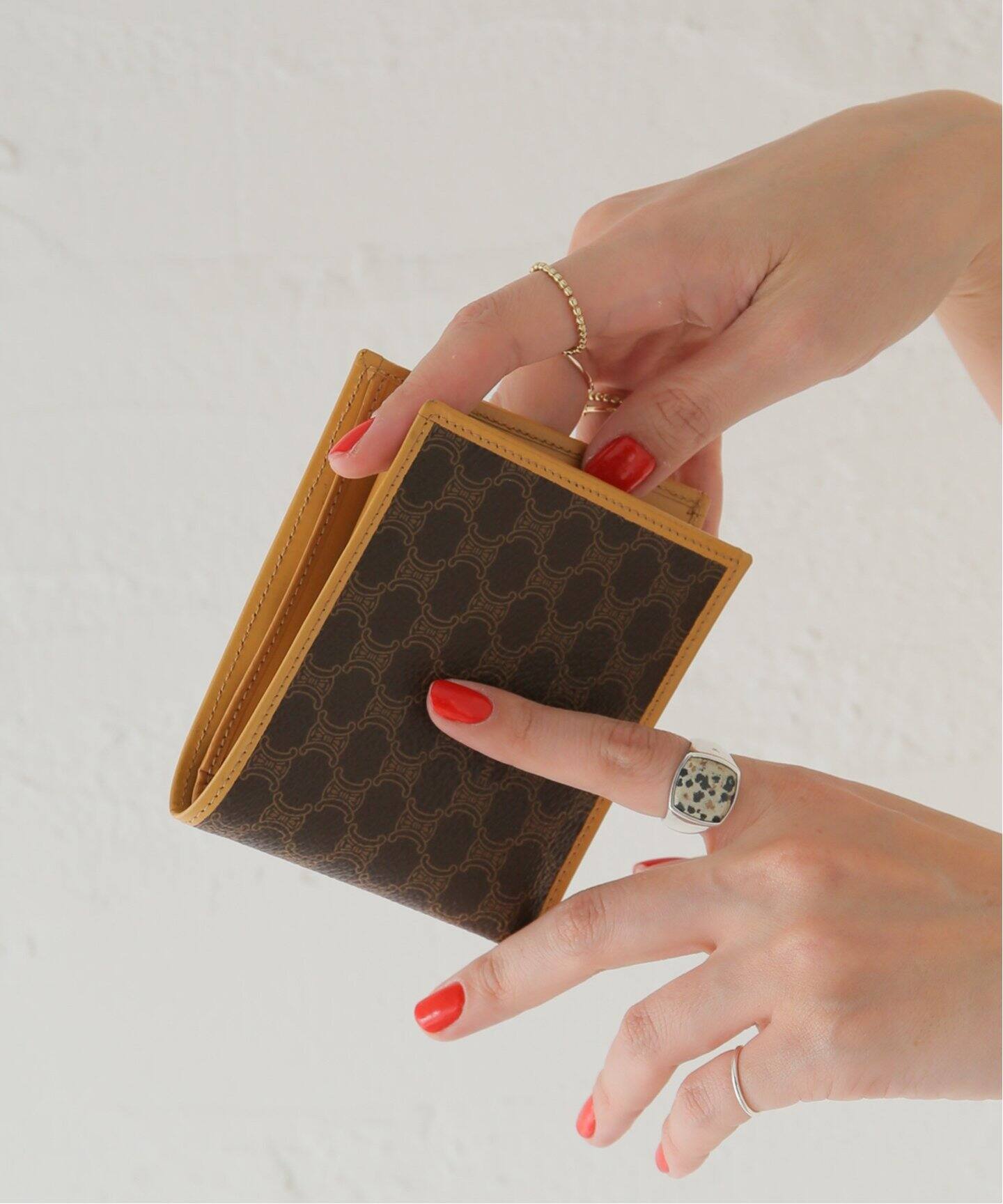 CELINE / セリーヌ】マカダム柄ウォレット 二つ折り財布（財布・コイン  