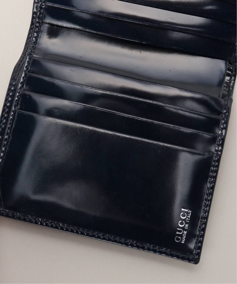 【GUCCI / グッチ】Horsebit Wallet Navy leather（財布･コインケース）｜HIROB（ヒロブ）の通販