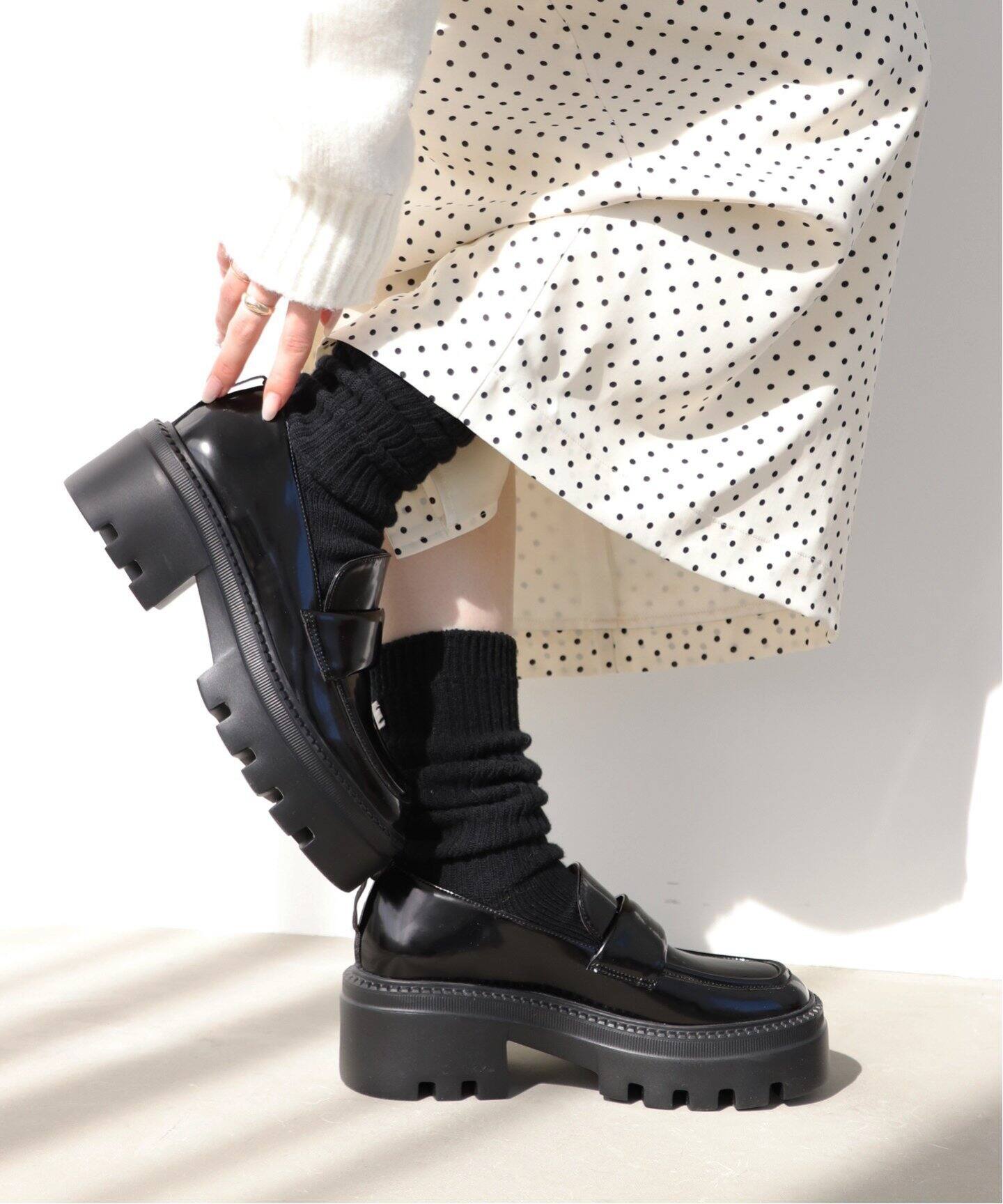 KARIN TAKUBO×LE TALONプラットフォームローファー（ローファー）｜LE 
