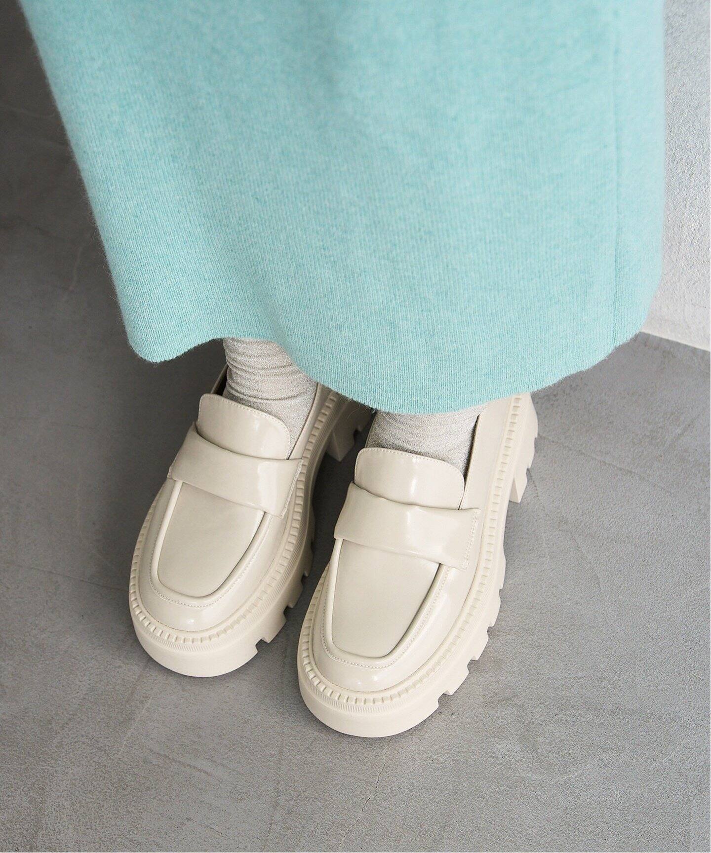 KARIN TAKUBO×LE TALONプラットフォームローファー（ローファー）｜LE 
