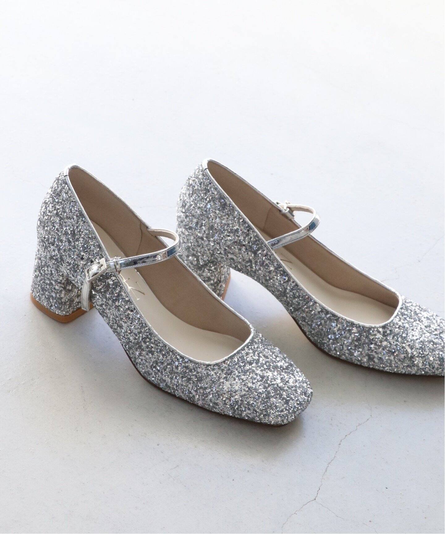 5.5cmスクエアグリッターパンプス（パンプス）｜LE TALON（ル タロン  