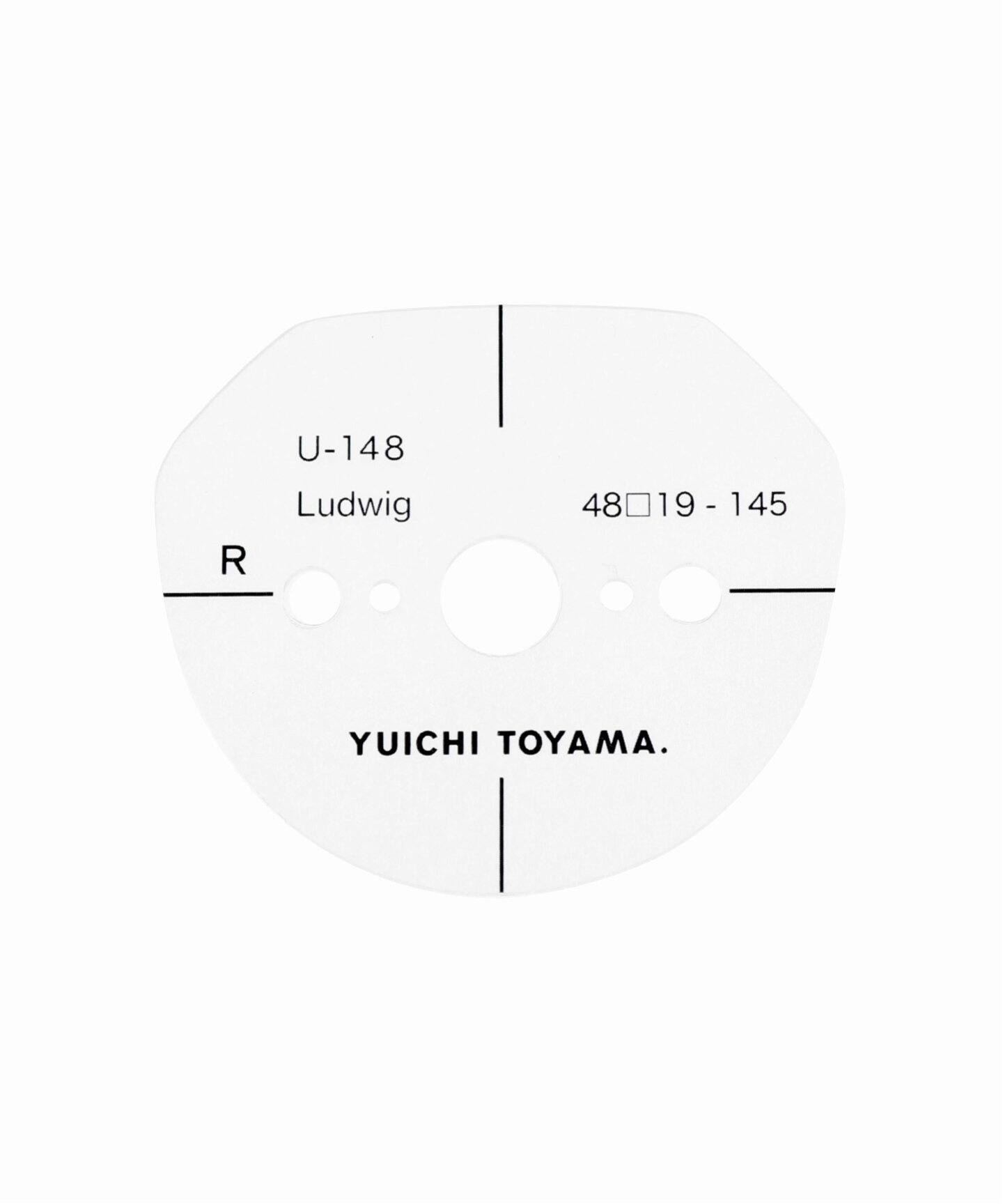 YUICHI TOYAMA./ユウイチトヤマ.】U-148(OP) COL.03（メガネ 