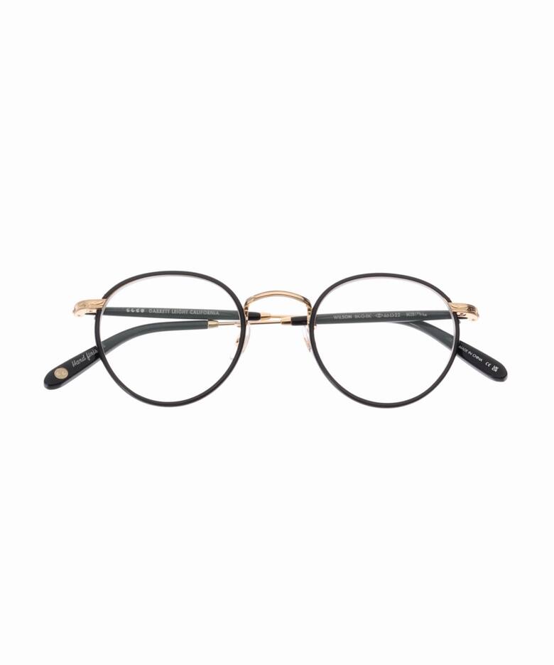 GARRETT LEIGHT/ギャレットライト】 WILSON 46 Black-Gold Optical  