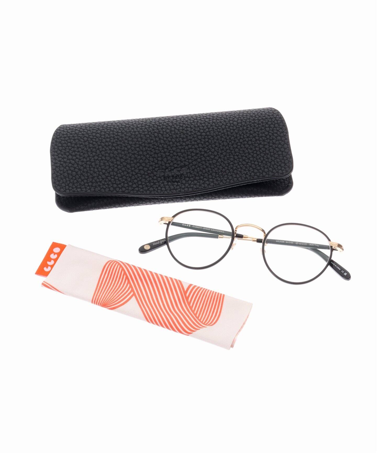 GARRETT LEIGHT/ギャレットライト】 WILSON 46 Black-Gold Optical 