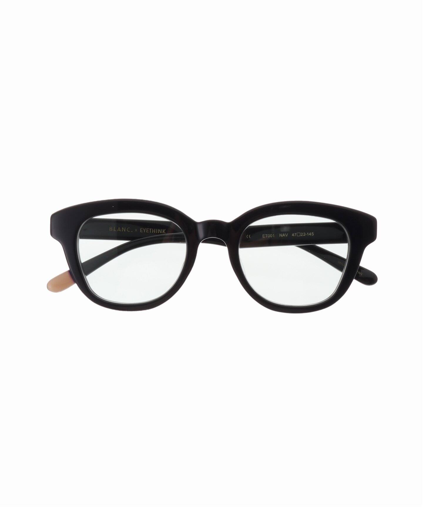 BLANC../ブラン】別注 ET001-PC NAVY / MINT - GRY ex（メガネ 