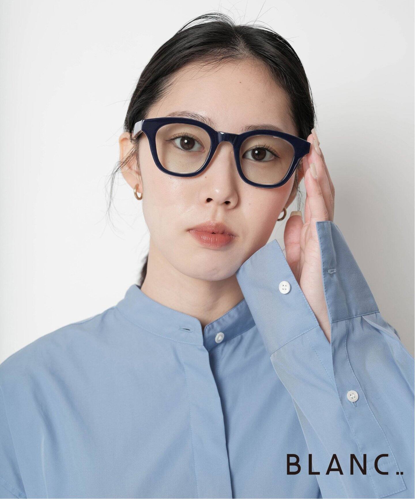 BLANC../ブラン】別注 B0039-PC NAVY / MINT - GRY ex Sunglasses 