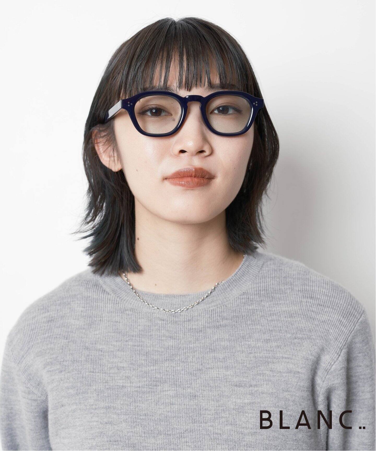 BLANC../ブラン】別注 BE008-PC NAVY / MINT - GRY ex（サングラス 