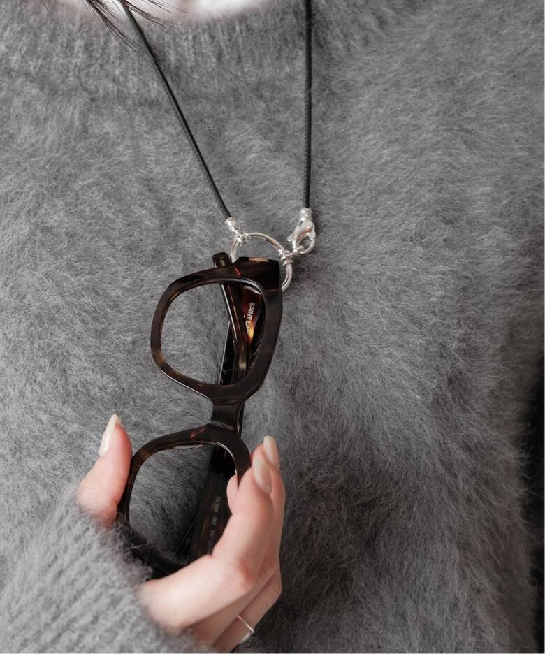 LA LOOP The Geogie 21 Black/Silver / Glass holder（ネックレス 