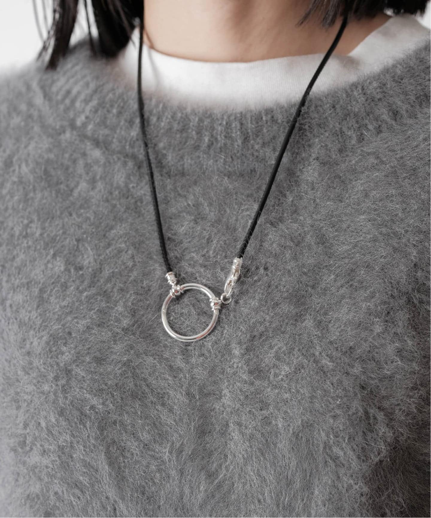 LA LOOP The Geogie 21 Black/Silver / Glass holder（ネックレス