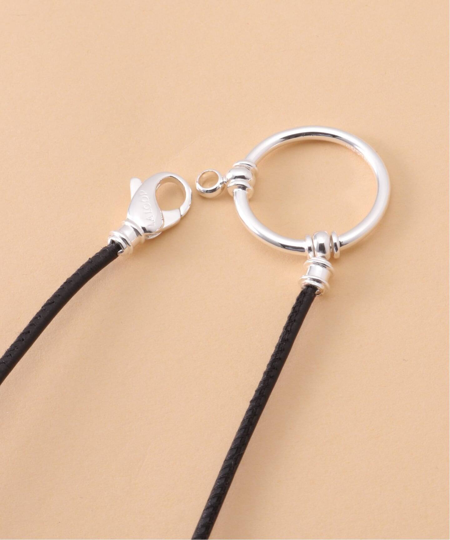 LA LOOP The Geogie 21 Black/Silver / Glass holder（ネックレス