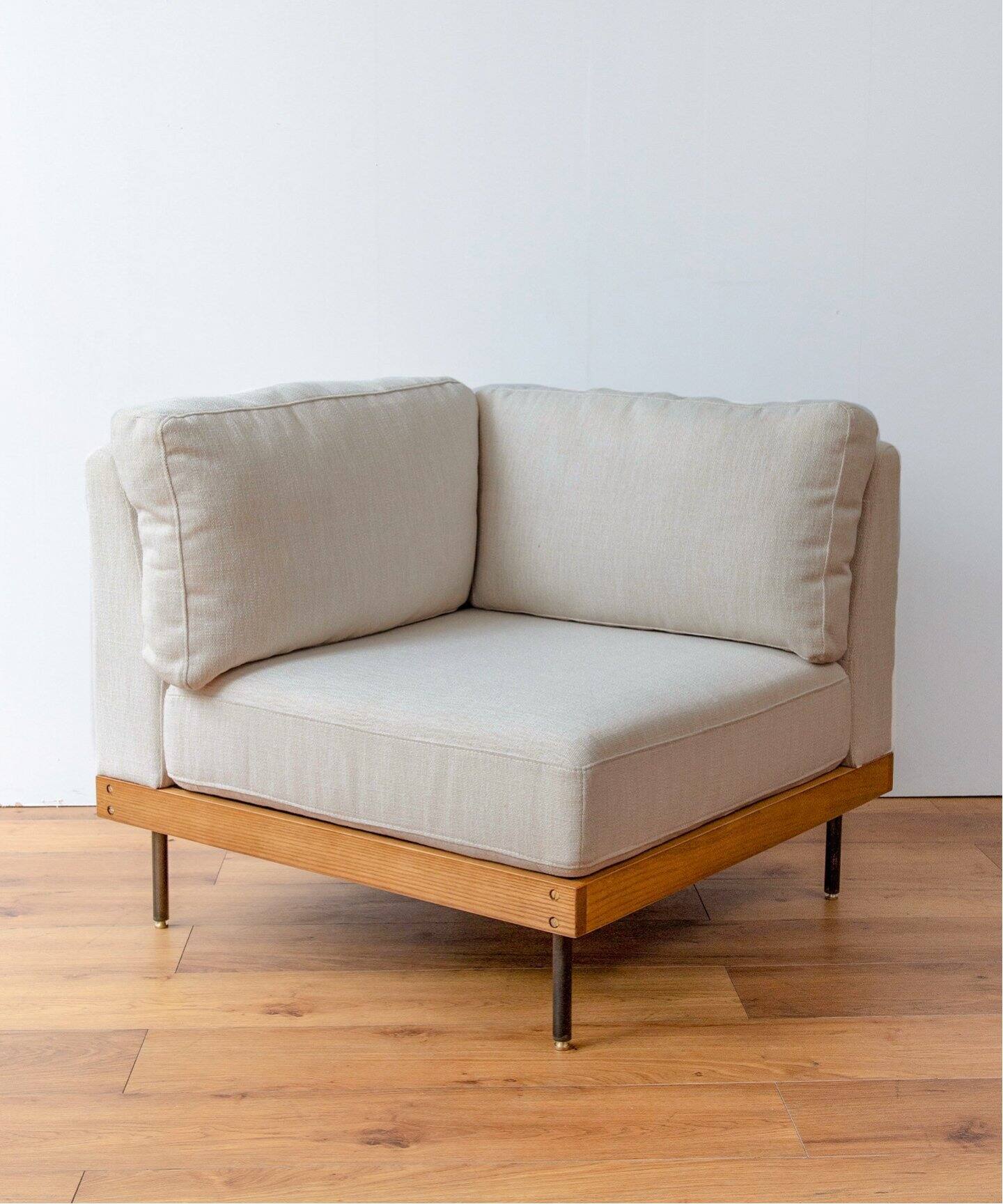 大型商品》LILLE CORNER SOFA BE リル コーナー ソファ ＿ ベージュ 