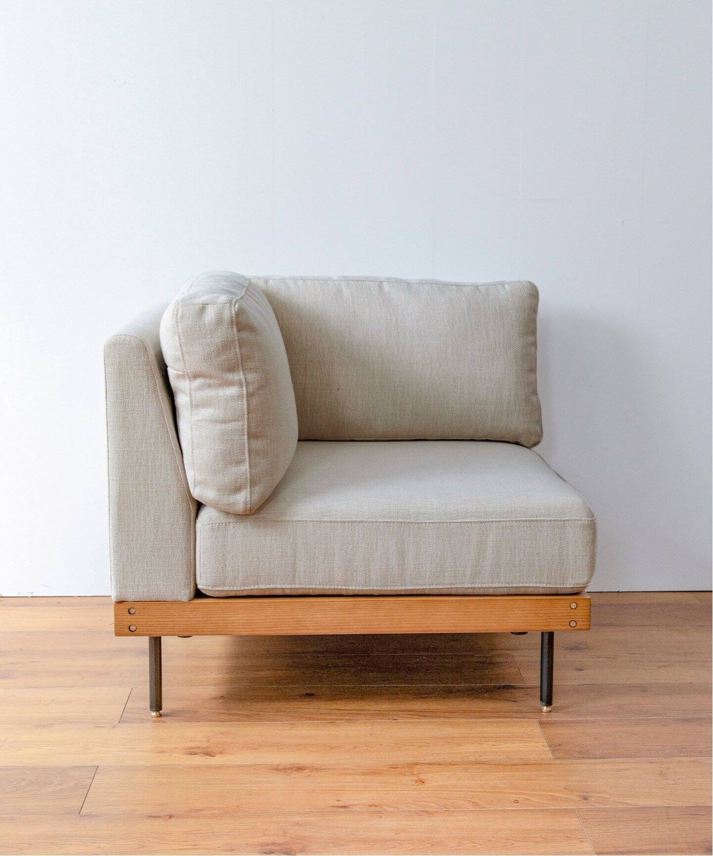 大型商品》LILLE CORNER SOFA BE リル コーナー ソファ ＿ ベージュ 