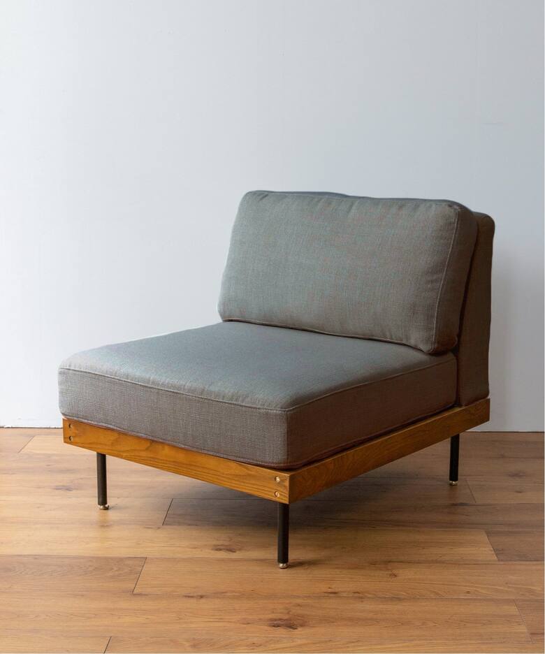 大型商品》LILLE SOFA 1P GY リル 1シーター ＿ グレー（ソファ 
