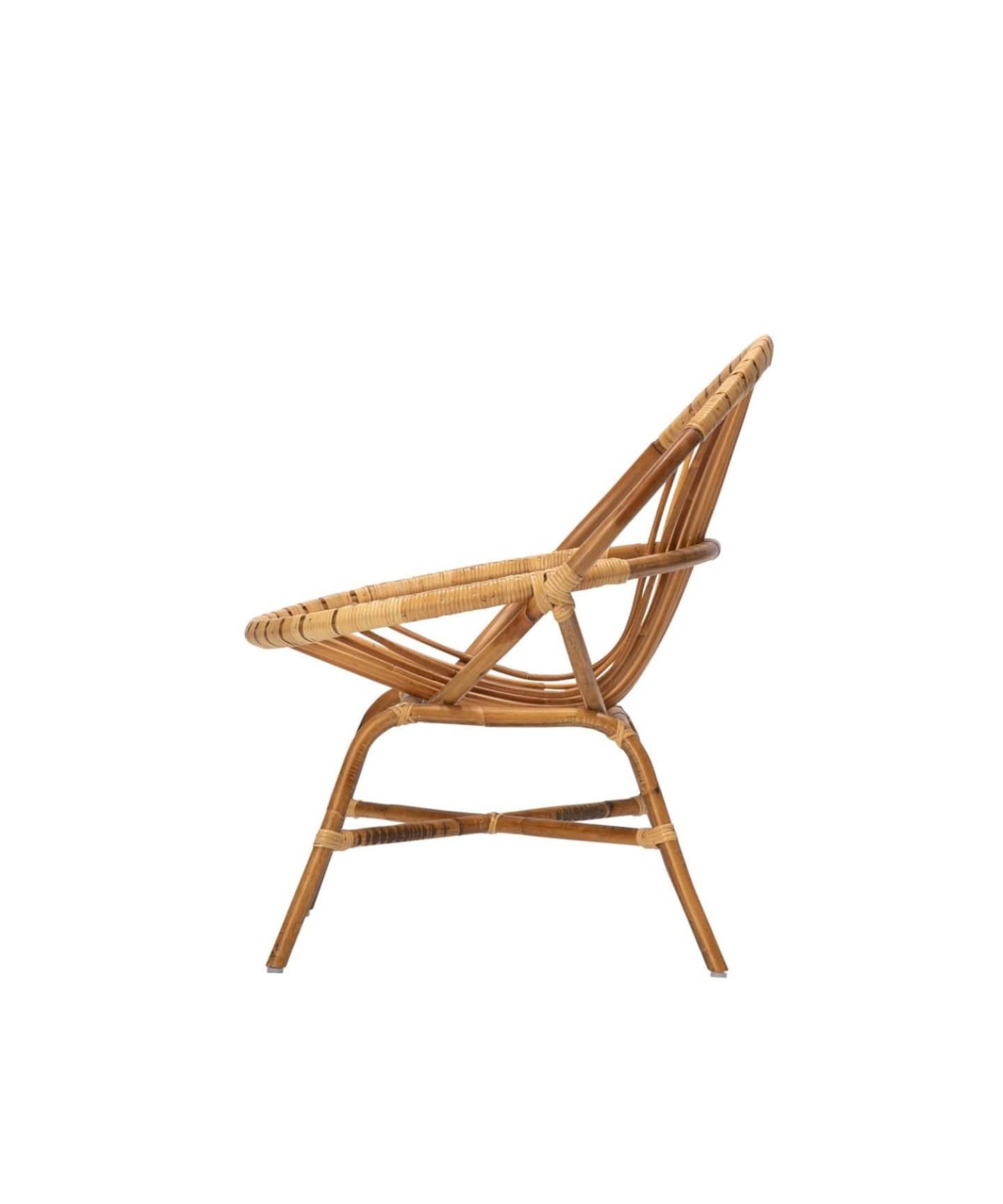 ジャーナルスタンダードファニチャー ROTIN LOUNGE CHAIR 美品 ms-15002206-001.jpg