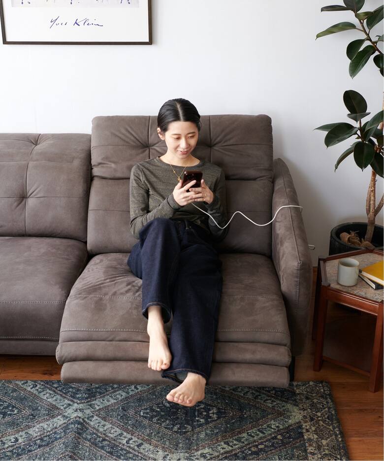 大型商品》SHEFFIELD RECLINING SOFA GREY シェフィールド 電動 ソファ 