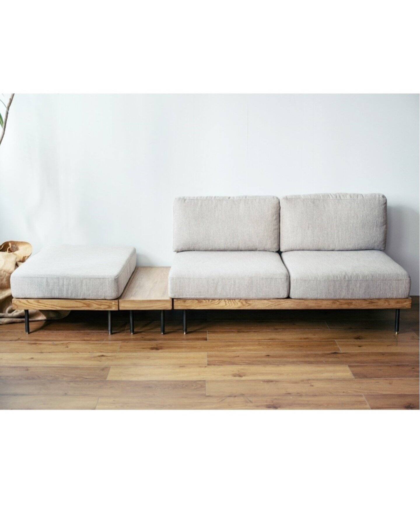 大型商品》LILLE SOFA 2シーター リルソファ ベージュ（ソファ  