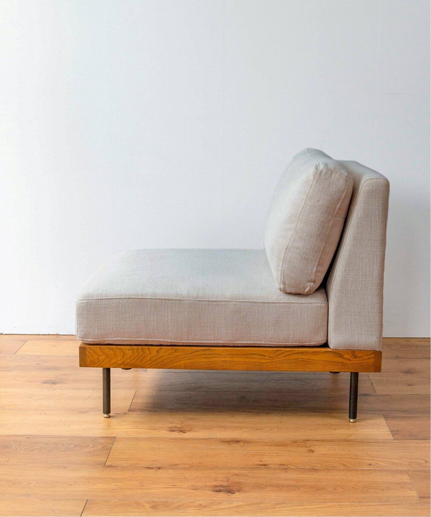 大型商品》LILLE SOFA 1P BE リル 1シーター ＿ ベージュ（ソファ 