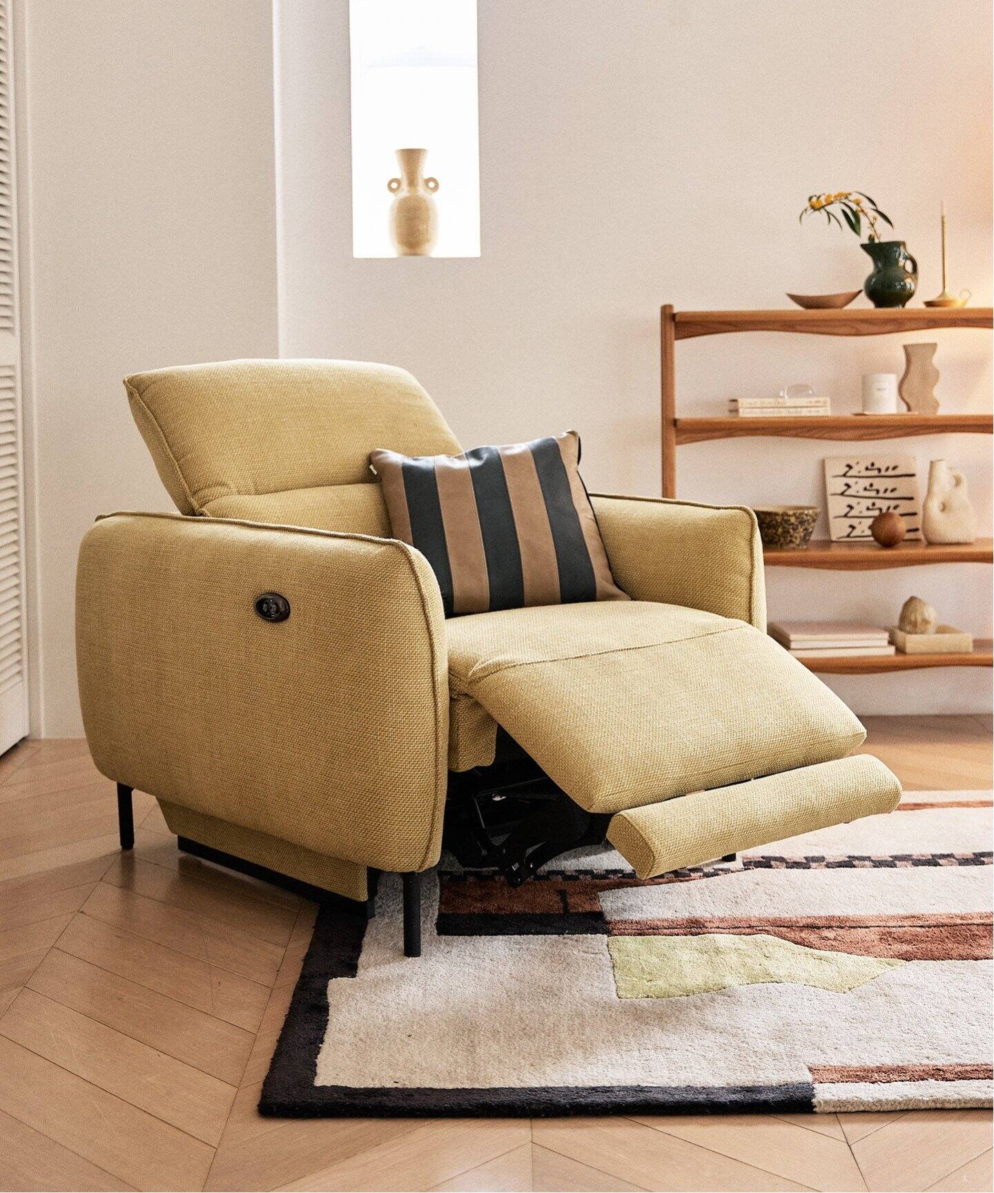 大型商品》MILTON RECLINING SOFA ミルトン 電動リクライニング ソファ 