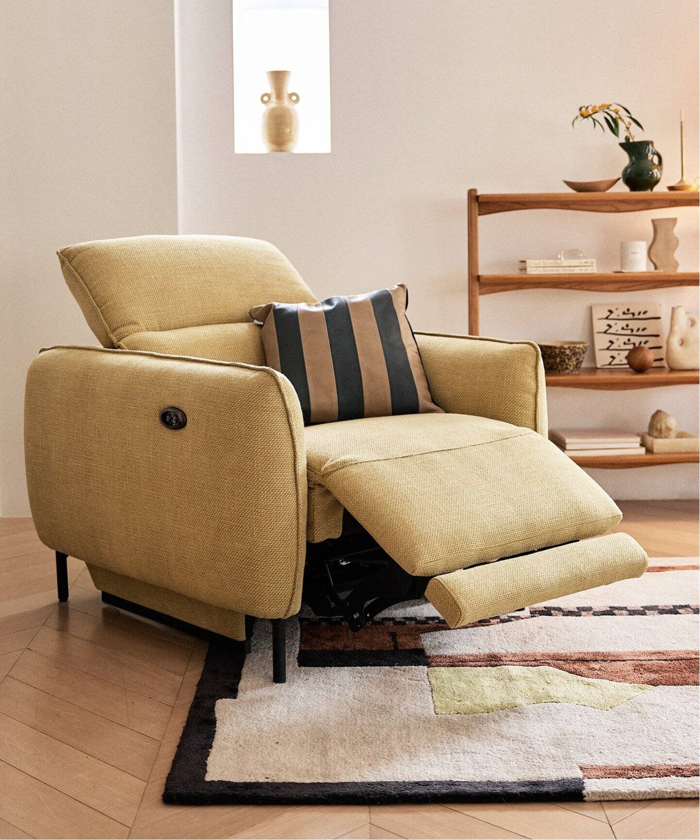 大型商品》MILTON RECLINING SOFA ミルトン 電動リクライニング  